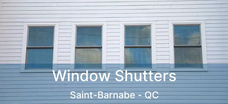  Window Shutters Saint-Barnabe - QC