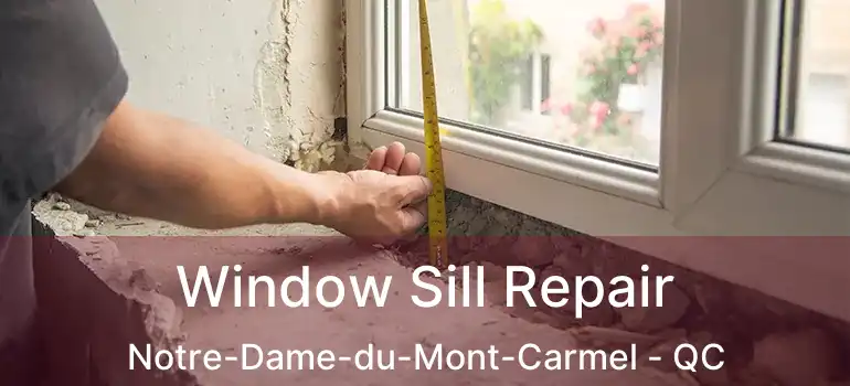 Window Sill Repair Notre-Dame-du-Mont-Carmel - QC