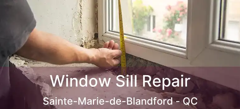  Window Sill Repair Sainte-Marie-de-Blandford - QC