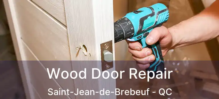  Wood Door Repair Saint-Jean-de-Brebeuf - QC