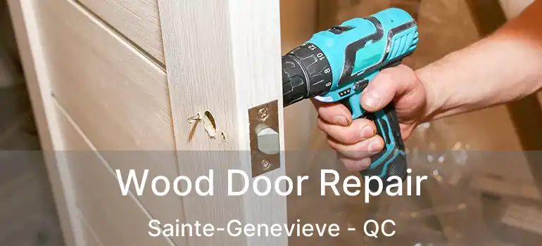  Wood Door Repair Sainte-Genevieve - QC